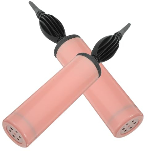 JUMPLAWN Inflador Manual Portátil Varios Estilos de Plástico para Bolsas Inflables Diseño Compacto y Boca Inclinada, Paquete de 2 Piezas Adecuado para Inflables y Globos Varios Estilos