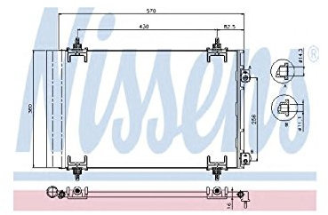 Nissens 94826 Condenseur, climatisation