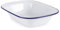 Enamel Pie Dish | White Enamel Roasting Tin| Dishwasher Safe Pie Dish Pudding Baking Steak | Enamel Plate Tray for Oven & Stove (L 24 x W 17.5 x D 5.2 cm)