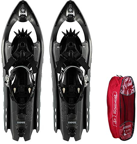 Inook Alpin OXM Schneeschuhe I Schneeschuhe mit Steighilfe I Schneeschuhe Herren & Schneeschuhe Damen I Automatik-Steighilfe I Individuell größenverstellbar und vielen patentierten Funktionen