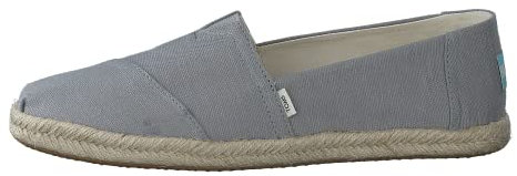 TOMS Women's Alpargata Rope Loafer Flat, Grey, 4 UK