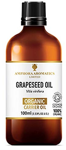 Amphora Aromatics COSMOS Organic Grapeseed Oil 100ml
