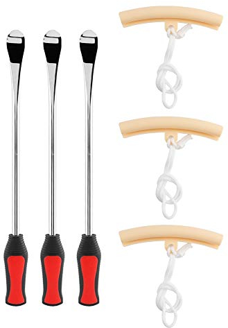 Reifenheber Werkzeug Löffel Rostbeständig Reifenheber Löffel Set 2 Felge Protektoren Werkzeug Kit Für die meisten Motorräder und Fahrräder