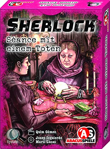 ABACUSSPIELE 48211 - Sherlock - Séance mit einem Toten, Krimi Kartenspiel, Silver