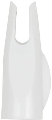 Bohning Classic Nock, Traditional Swedged, 5/16, White, 12pk