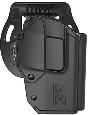 Sig p320 hölster, Owb hölster för Sig Sauer P320 M17 Sig M18 yttre midjeband dold paddelhölster Anto lås kvarhållningsnivå 2 taktisk pistolhölster svart polymer justerbar kant..