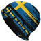 Beanie Mütze Schwedische Schweden Flagge Winter Mütze Weiche Skull Beanie Warme Strick Beanie Für Herren Damen Winter