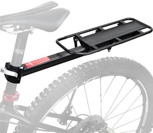 Portapacchi posteriore per mountain bike, antiruggine, a sgancio rapido, in metallo ad alta resistenza, per borse, zaini, cesti, valigie, generi alimentari, ciclismo, touring, ciclismo