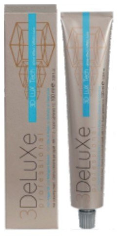 3DeLuxe Professional Hair Colouring Cream 4/77 Mittelbraun Braun Intensiv, 120 g