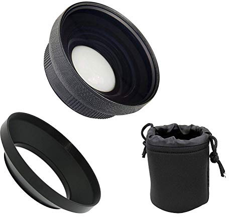 Digital Nc Canon VIXIA HF G50 HD (High Grade) Obiettivo di conversione Ultra grandangolare (Basso Profilo)