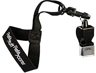 RefStuff Schiedsrichterpfeife für Fußball, Sport und Lehrer (mit Umhängeband)