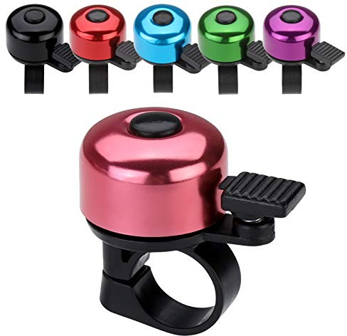 Paliston Sonnette de Vélo Aluminum Cloche de Vélo Rose