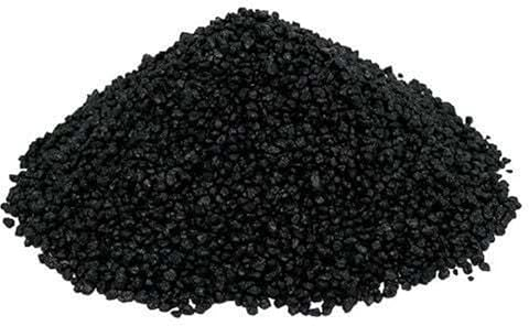 EDZARD Dekogranulat Dekosteine (2-3 mm), Farbe schwarz, 1 kg, wasserfest, staubfrei