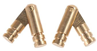 Angoily 50 Pièces charnières cylindriques Charnière à fermeture automatique mini ère de porte ère à ressort jewelry box ères de boîtier ères automatiques Golden