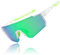 Rosedreamer Schnelle Brille Fahrradbrille Sport Sonnenbrille Herren Damen Polarisierte Sonnenbrille Laufbrille UV400 Schutzbrille für MTB Rennrad Radfahren Biking Ski FahrradLaufen(Grün)