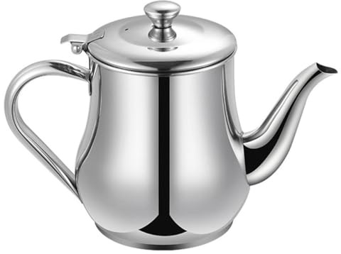 Mipcase Separador de Salsa y Colador de Grasa de Acero Inoxidable Diseño Antiderrames, Recipiente de Cocina Reutilizable para Aceite y Grasa Filtro Incorporado