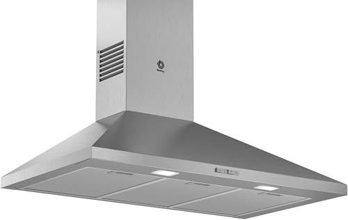 Balay, Campana decorativa de pared piramidal, 90 cm, inox, 3BC695MX