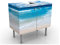 Apalis Waschbeckenunterschrank - Touch of Paradise - Maritim Badschrank Blau, Größe: 55cm x 60cm
