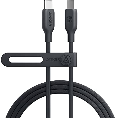 Anker USB C auf USB C Kabel, 240W USB C Kabel, Bio USB C Ladekabel 180cm lang für iPhone 16/15 Serie, MacBook Pro/Air, iPad Pro/Air, Galaxy S24, Pixel, Switch, LG (Schwarz)