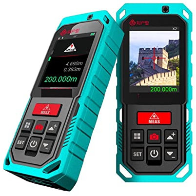 Misuratore di Area terrestre S2 Telemetro Laser 60/80/100m Nastro Laser Misuratore di Distanza Laser palmare Ricaricabile Misura Distanza, Area e Volume (Color : 1, Size : 80m) (1 150m)