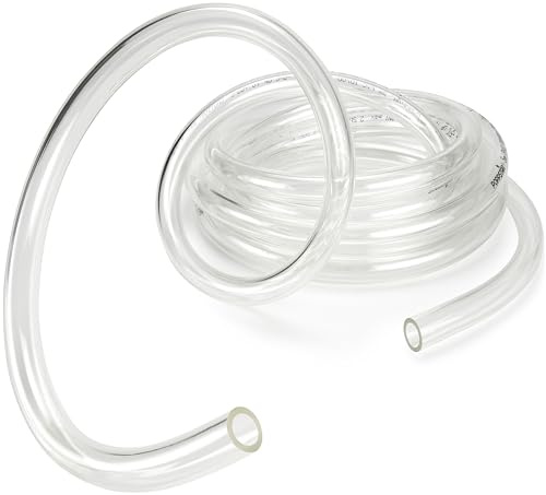 Poppstar PVC-slang 5m transparent (13/18 mm, -5 °C till +65°C, max. 1,5 bar) livsmedel, vatten