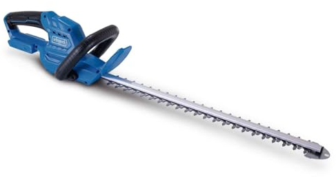 Scheppach Taille-Haies sans Fil C-HT570-X | Longueur de Coupe 510mm | Epaisseur de Coupe 16mm | Série IXES 20V | Guide-chaîne 560mm | Protège-Guide Inclus | sans Batterie ni Chargeur