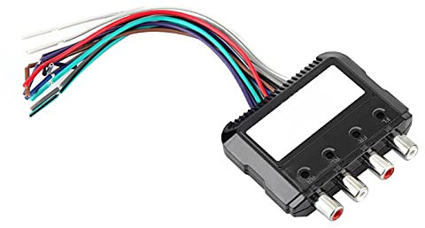 Line-Ausgangskonverter, Analog-Digital-Audio-Konverter Digital-Analog-Audio-Konverter mit Leistungsstarkem 4-Kanal für das Auto