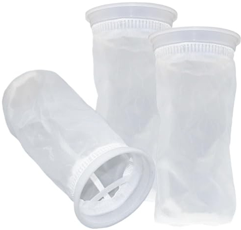 Weduspaty Rain Barrel Filter, IBC Tote Filter 3PCS, Washable Nylon Rain Barrel Screen, IBC Lid Fine for Home