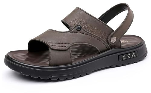 YOSUWOAI Sandalias deportivas para hombre, extraanchas, ortopédicas, cómodas, para rehabilitación, sandalias de playa, elegantes, cómodas, ligeras, de trekking, sandalias ajustables para hombre