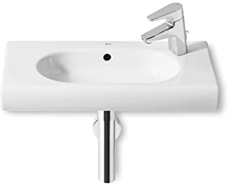 Roca,Meridian,Lavabo de porcelana mural,Blanco,,agujero lado derecho,600mm x 320mm x 130mm,A32724T000