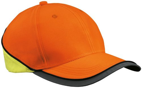 Myrtle Beach Uni Cap Neon-Reflex, neon orange/neon yellow, One size, MB036 norny