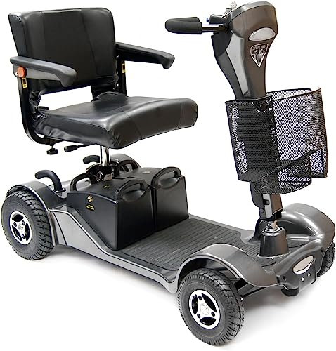 Sterling Sapphire 2 Travel Mobility Scooter - 4mph, Disassembles Easily to Put in a car - Up to 19 Miles Range