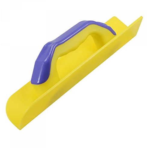 sourcing map Inside Corner Trowel 3 Inch Drywall Corner Tool Plastic Corner Shaping Tool, Yellow