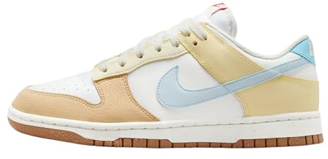 NIKE Dunk Low, Sneaker Uomo, Summit White Glacier Blue, 38.5 EU