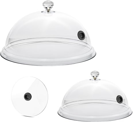 Raucherpistolen-Kuppeln mit gratis Cocktail-Räucherscheibe zur Verwendung mit Kalträucherpistole (Kuppel Set für Smoker und Scheibe)