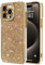 Lafunda Glitzer Hülle Kompatibel mit iPhone 15 Pro Max Handyhülle Mädchen Schuzhülle Glänzend Sparkle Diamond Hülle 3D Bling Kirstall mit Kameraschutz Case für iPhone 15 Pro Max Gold