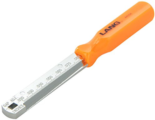 A & E Hand Tools 4450A E-Z Grip Spark Plug Gap Gauge, Orange