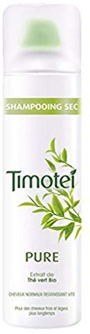 Timotei Pure, shampoing Sec pour Femmes, Extrait de Thé Vert Bio, Idéal pour les cheveux normaux regraissant vite 245 ml