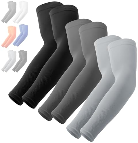OutdoorEssentials UV Arm Sleeves for Men and Women - Sun Protection Sleeves - Compression, Golf, Baseball, Cooling, Tattoo Arm Sleeve - Mangas Para El Sol Para Hombre