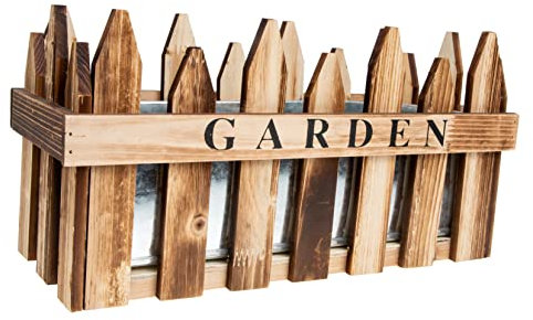 Mipcase Pot De De Terrasse avec Clôture Décorative Conteneur Créatif pour Plantes Et Jardinière Aux Intempéries pour Balcon Et Décoration Intérieure