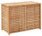 Myheimly Walnussholz Massiv Wäschekorb Staufächer Wäschesammler Wäschebox Wäschetonne Wäschetruhe Wäschesack Bad Schlafzimmer 87,5 x 46 x 67 cm