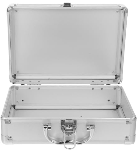 Holibanna Valigetta Portatile in Alluminio Leggera Maniglia Ergonomica per Trasporto di Strumenti e Oggetti Personali Uomo