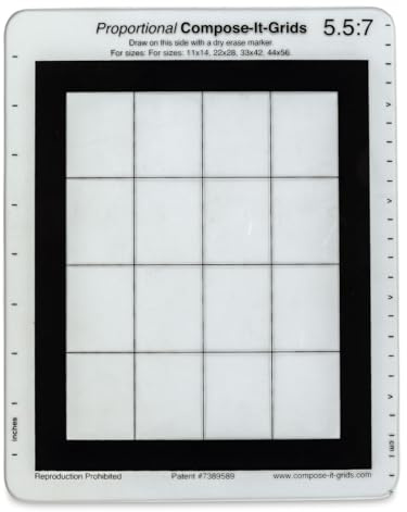 Compose It Grid - 8 x 10, Single Grid, 5:7