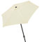 Aktive - Parasol hexagonal Garden diámetro 2,5 m - Mástil de aluminio 34 mm - Color vainilla (ColorBaby 53866)