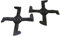 SECURA Messersatz Messer Kreuz 107 cm kompatibel mit Husqvarna CTH Modelle Rasentraktor Aufsitzmäher - 532175792 532175451