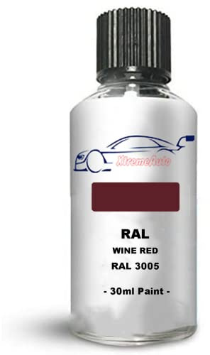 Xtremeauto Touch Up Paint Interior/Exterior RAL 3005 Wine red Satin Finish Interior Scratch Repair: Wall, Cabinets, Trim, Molding, Furniture, Windows, Fascia