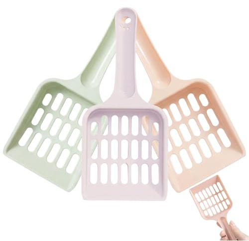 3 Pcs Cat Litter Scoop, Cat Poop Scoop, Litter Scoop, Cat Scooper Litter
