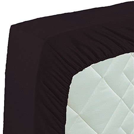 Curt Bauer Spannbettlaken, Schwarz, 160 x 200 cm