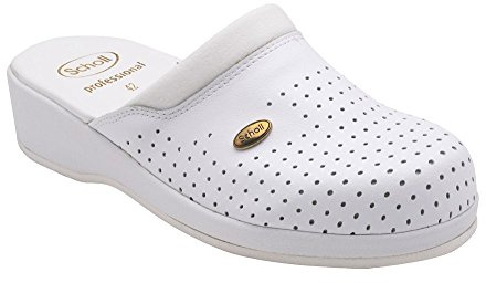 Scholl Linea Professionale Clog Backguard, Bianco, 46 EU