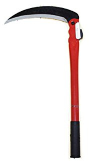 Folding Steel Hand Sickle Gardening Farming Weed Remover Scythe Blade Cutter